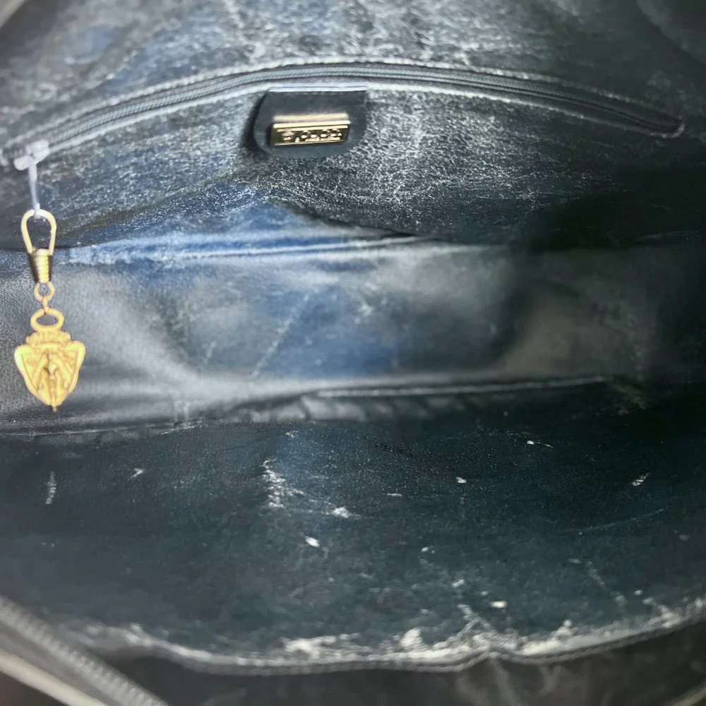 Gucci GG Vintage Hobo in Micro Monogram Canvas Navy/Gray - Picture 10 of 13